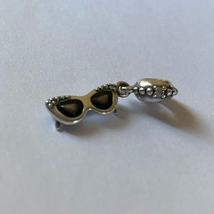 Pandora Vintage Sunglasses Silver Dangle Charm
